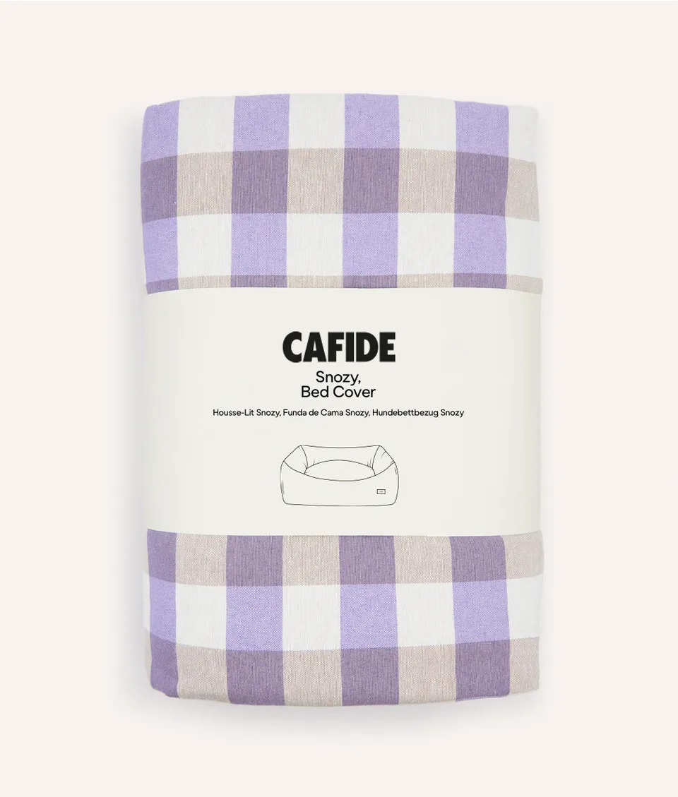 cafide-sleep-snozy-hundebettbezug-vichy-violett-m image 1