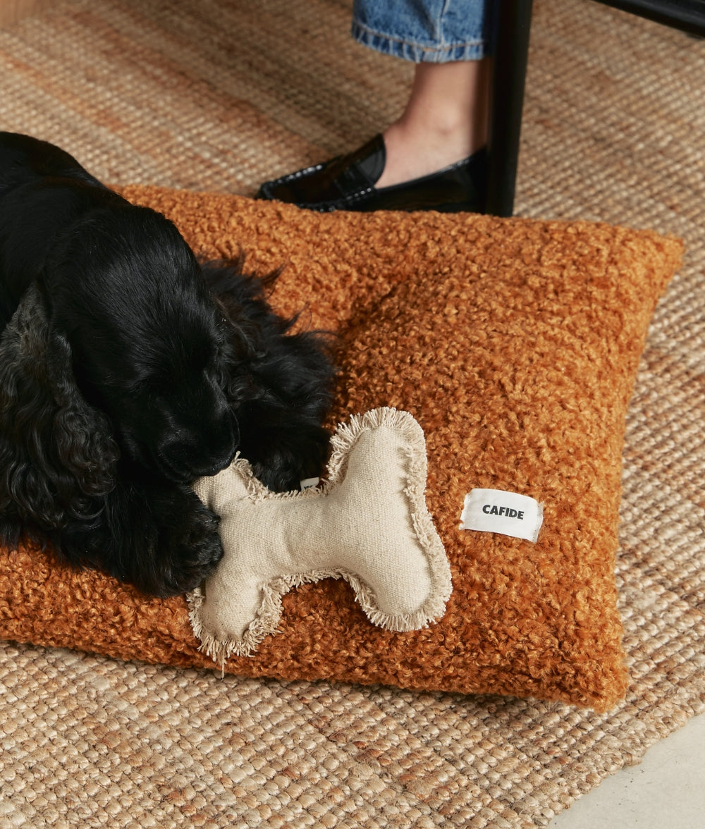 cafide-sleep-bela-hundekissen-fleece-senf-waschbar image 2