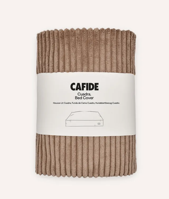 cafide-sleep-cuadra-hundebettbezug-cord-mocha-beige-m image 1