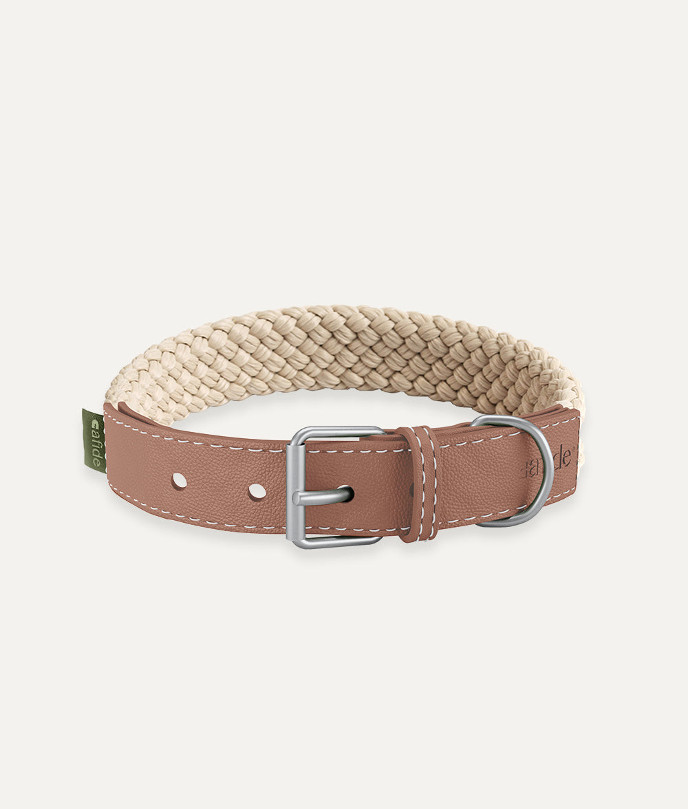 cafide-pets-corda-halsband-vegan-braun-xs-verstellbar image 1