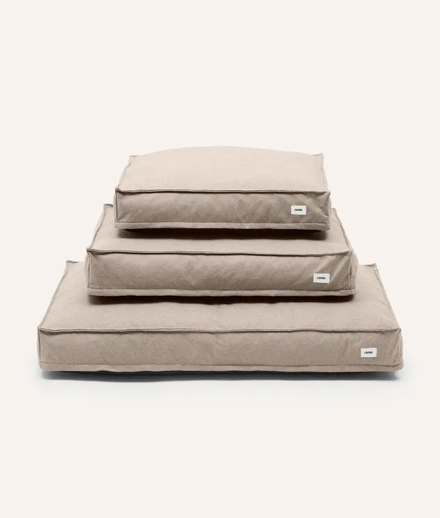 cafide-cuadra-hundebett-beige-waschbar-recycelt-m-l-xl image 1