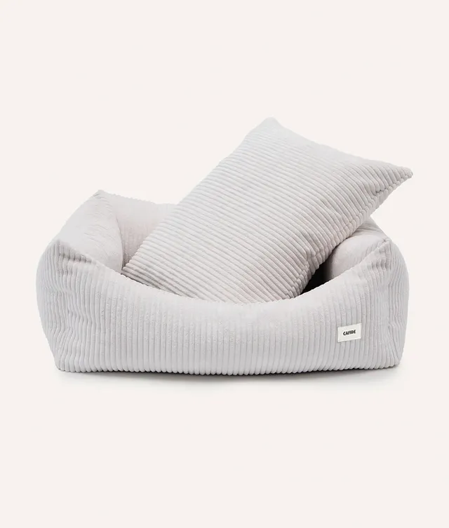 cafide-snozy-hundebett-cord-knochenwei-gr-e-s-waschbar image 1