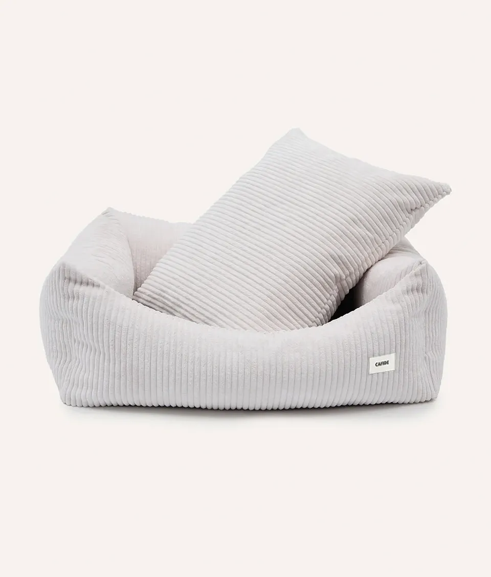 cafide-snozy-hundebett-cord-knochenwei-gr-e-s-waschbar image 1