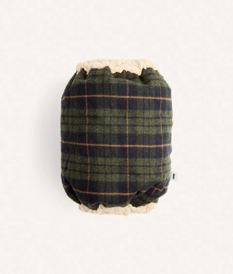 cafide-olga-hundesnood-gr-n-tartan-gr-e-m-baumwolle-sherpa image 1