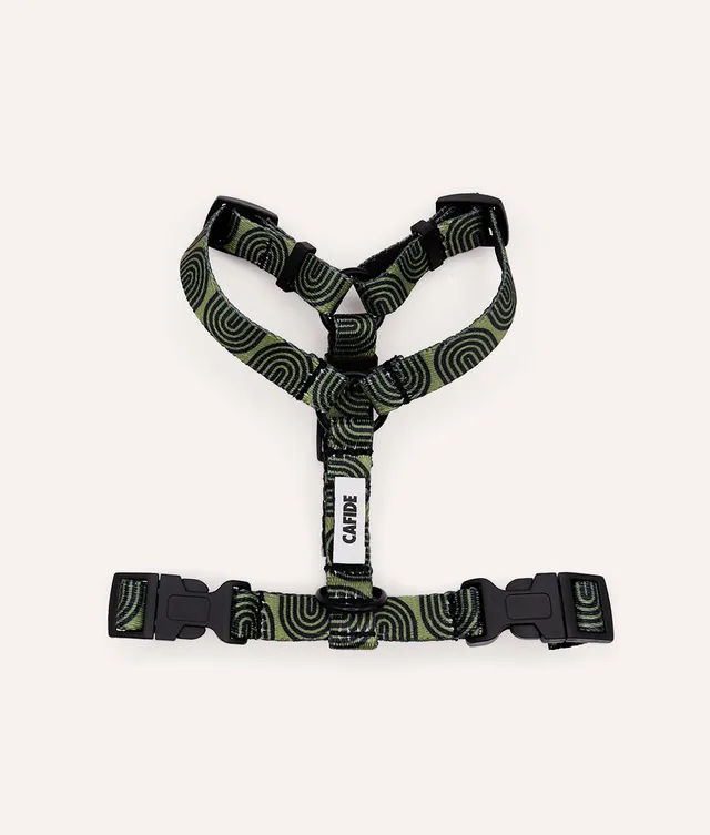 cafide-walk-juno-hundegeschirr-gr-n-japan-design image 1