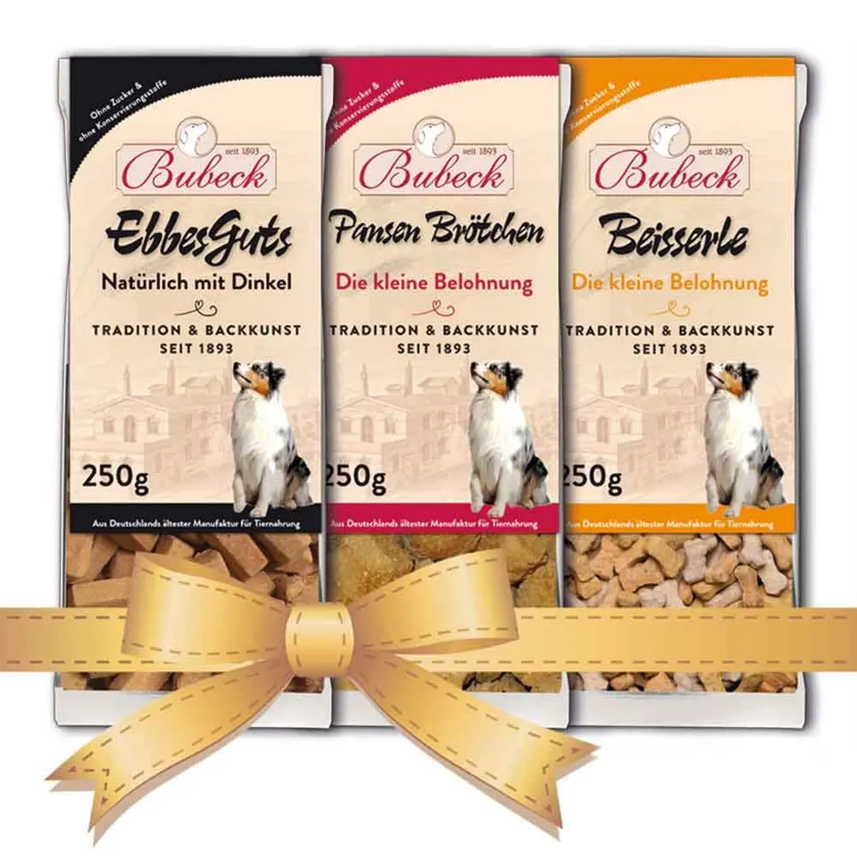 bubeck-hundekekse-mix-3x250g-zahnpflege-klein-weizenfrei-bundle image 1