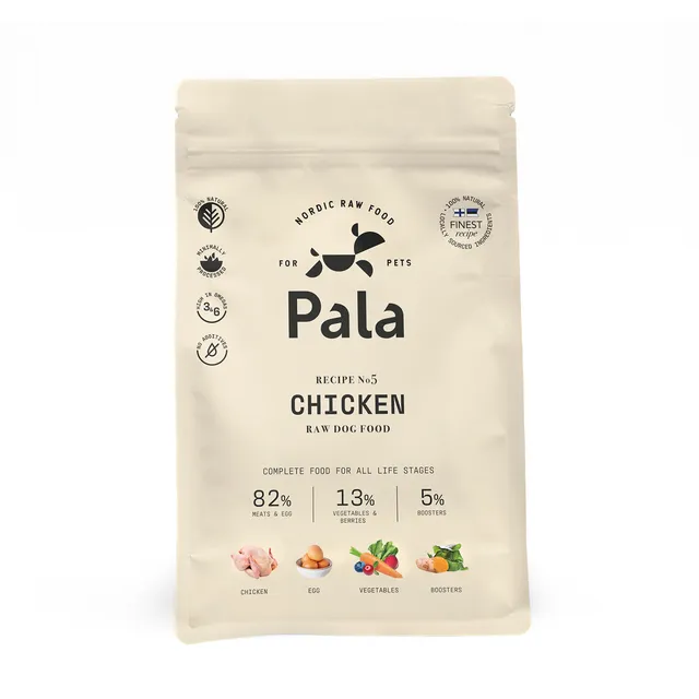 pala-recipe-5-chicken-hundefutter-huhn-ei-100g-aktiv image 1