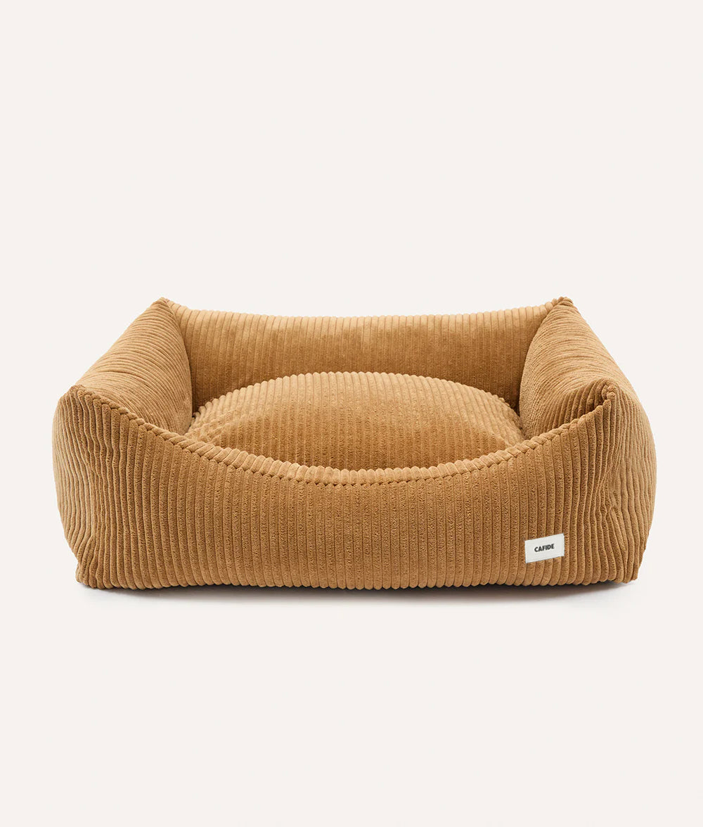 cafide-snozy-hundebett-senf-cord-waschbar-m image 7