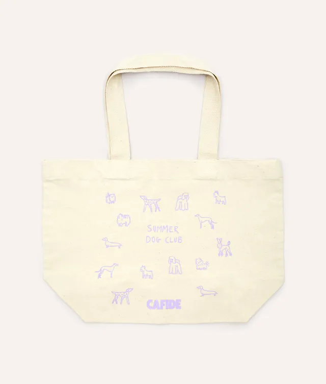 cafide-pets-pola-hundetasche-lila-baumwolle-summer-club image 1