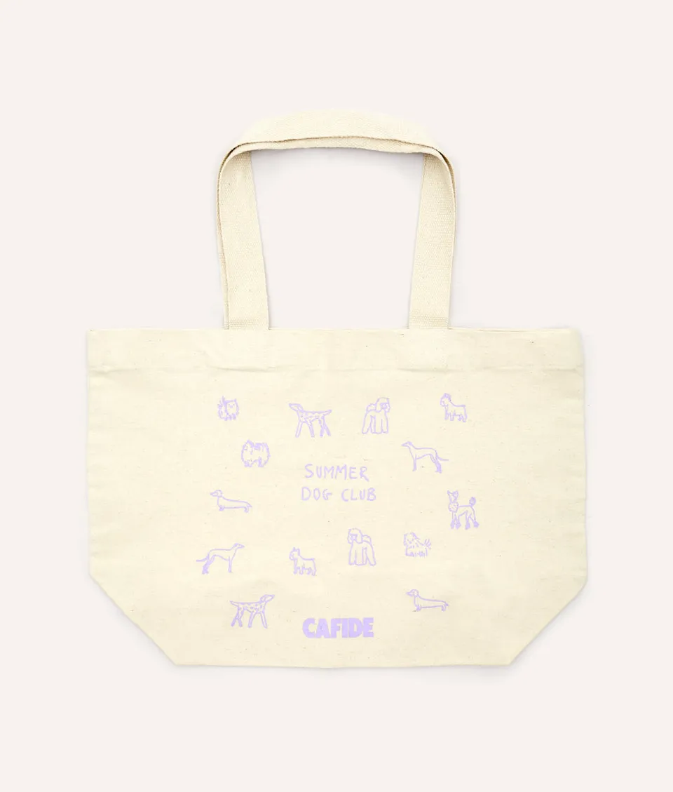 cafide-pets-pola-hundetasche-lila-baumwolle-summer-club image 1