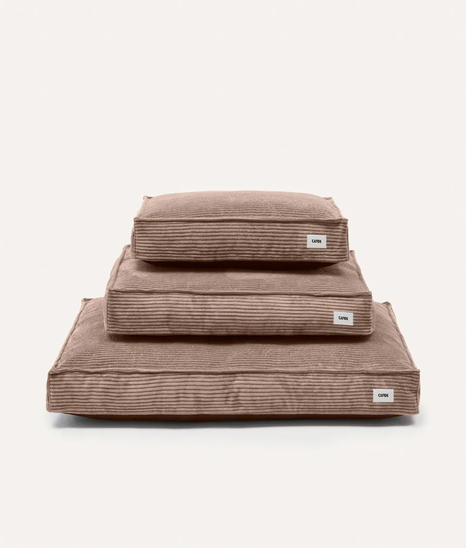cafide-cuadra-hundebett-cord-mocca-beige image 1