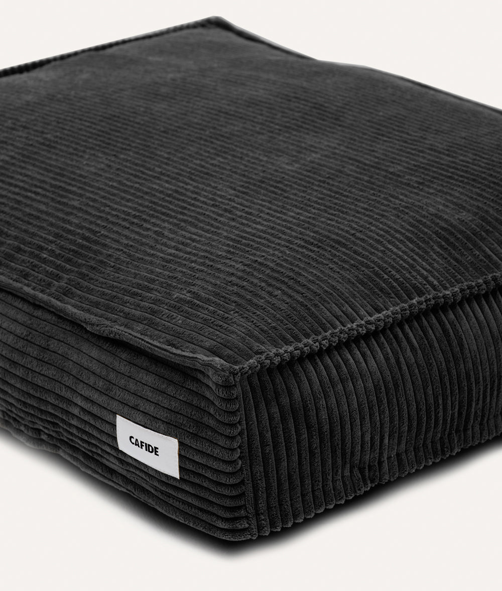 cafide-pets-sleep-cuadra-hundebett-cord-schwarz-m-waschbar image 3