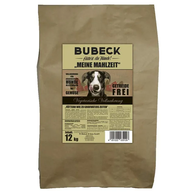 bubeck-trockenfutter-vegetarisch-12-kg-getreidefrei-adult image 1