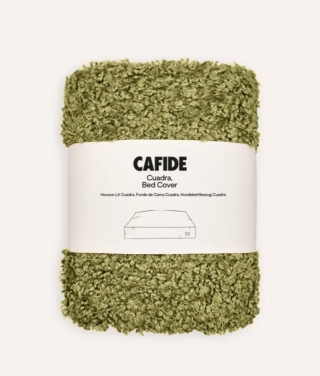 cafide-cuadra-hundebettbezug-gr-n-fleece-m-76x60 image 1
