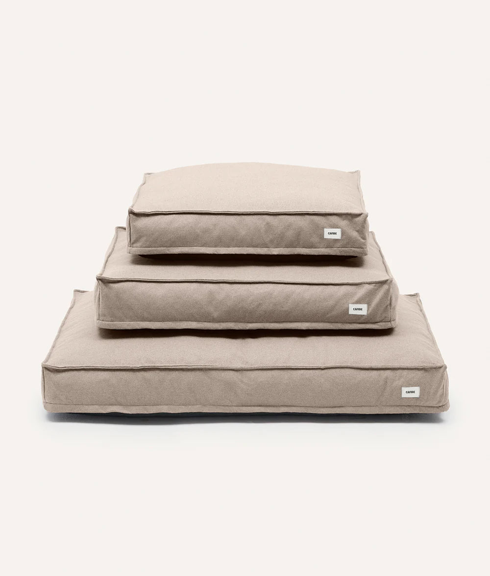 cafide-cuadra-hundebett-beige-waschbar-recycelt-m-l-xl image 1
