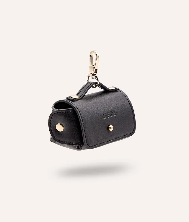 cafide-jala-kotbeutelspender-hund-vegan-leder-schwarz image 1