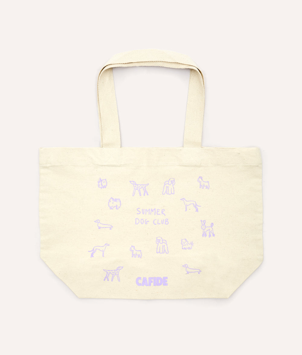 cafide-pets-pola-hundetasche-lila-baumwolle-summer-club image 1
