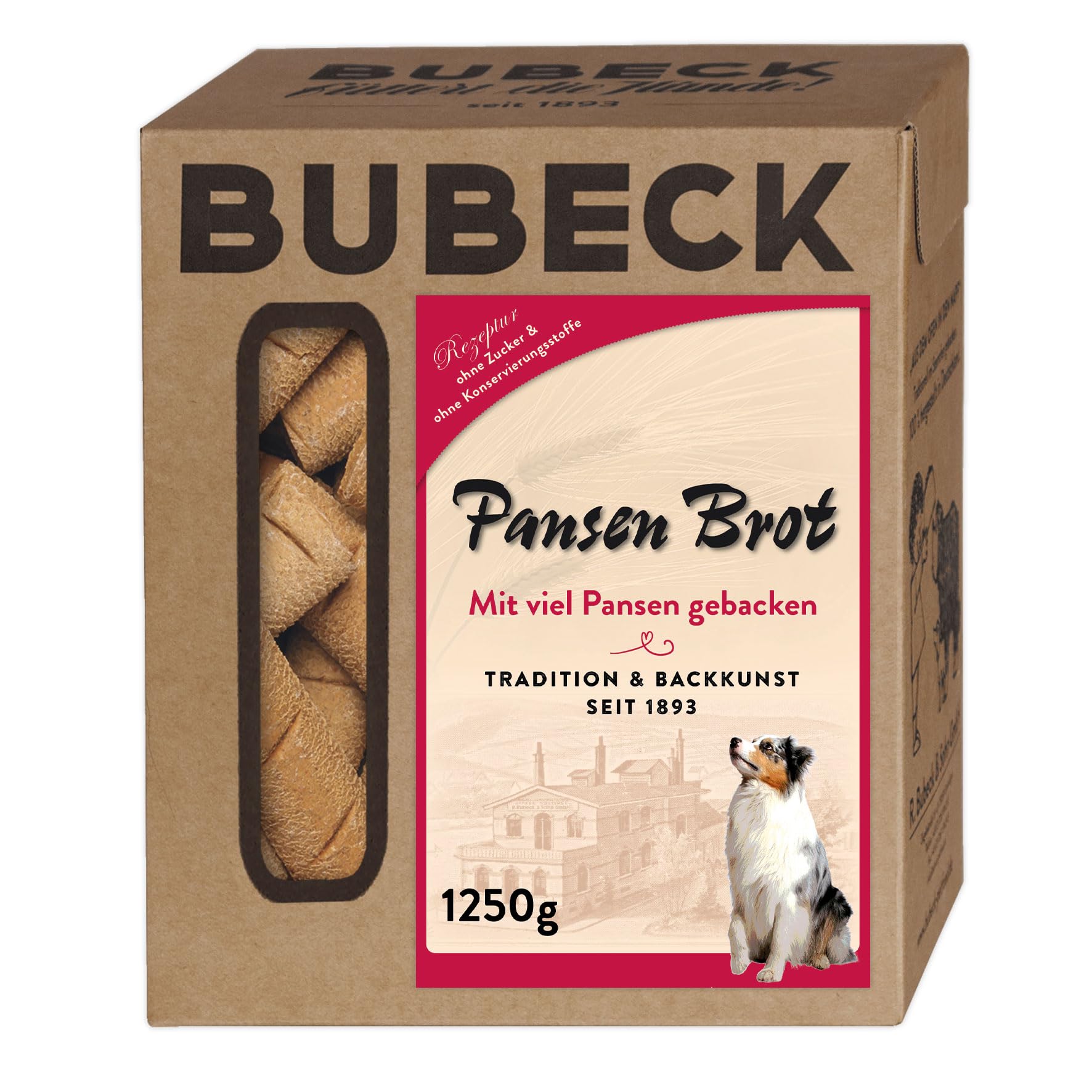 bubeck-pansenbrot-hundekuchen-mit-weizen-4-kg-zuckerfrei image 2