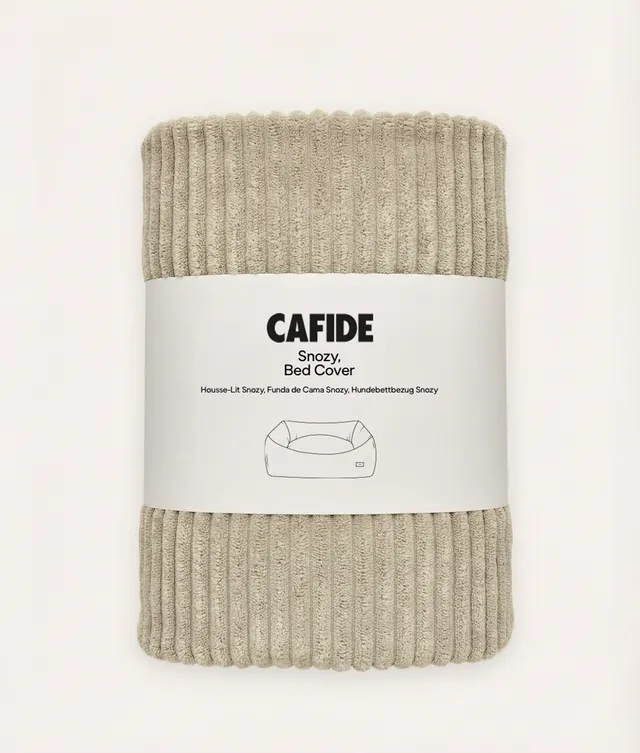 cafide-sleep-snozy-hundebett-bezug-beige-cord-m-75x60 image 1