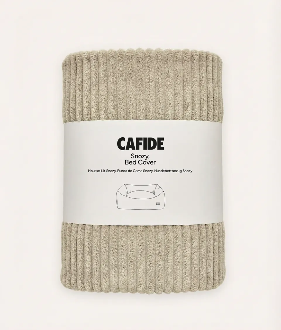 cafide-sleep-snozy-hundebett-bezug-beige-cord-m-75x60 image 1