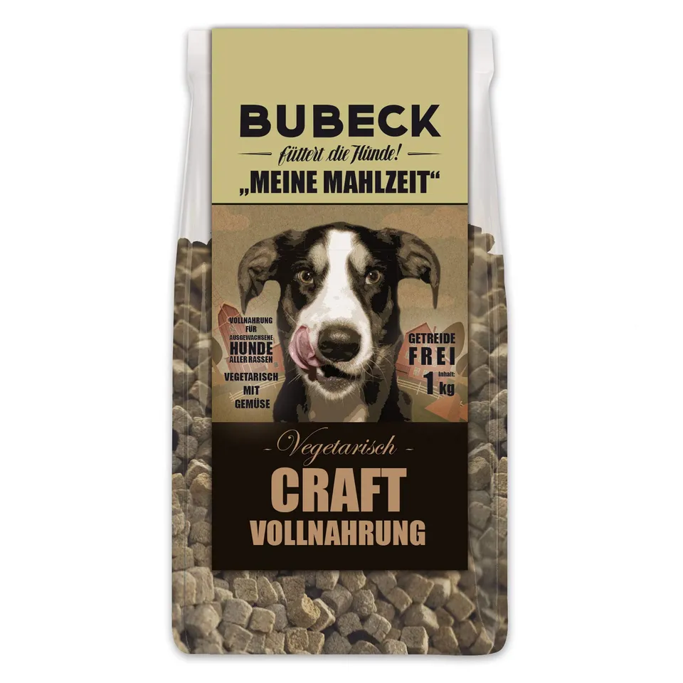 bubeck-trockenfutter-vegetarisch-hundefutter-getreidefrei-1-kg image 1