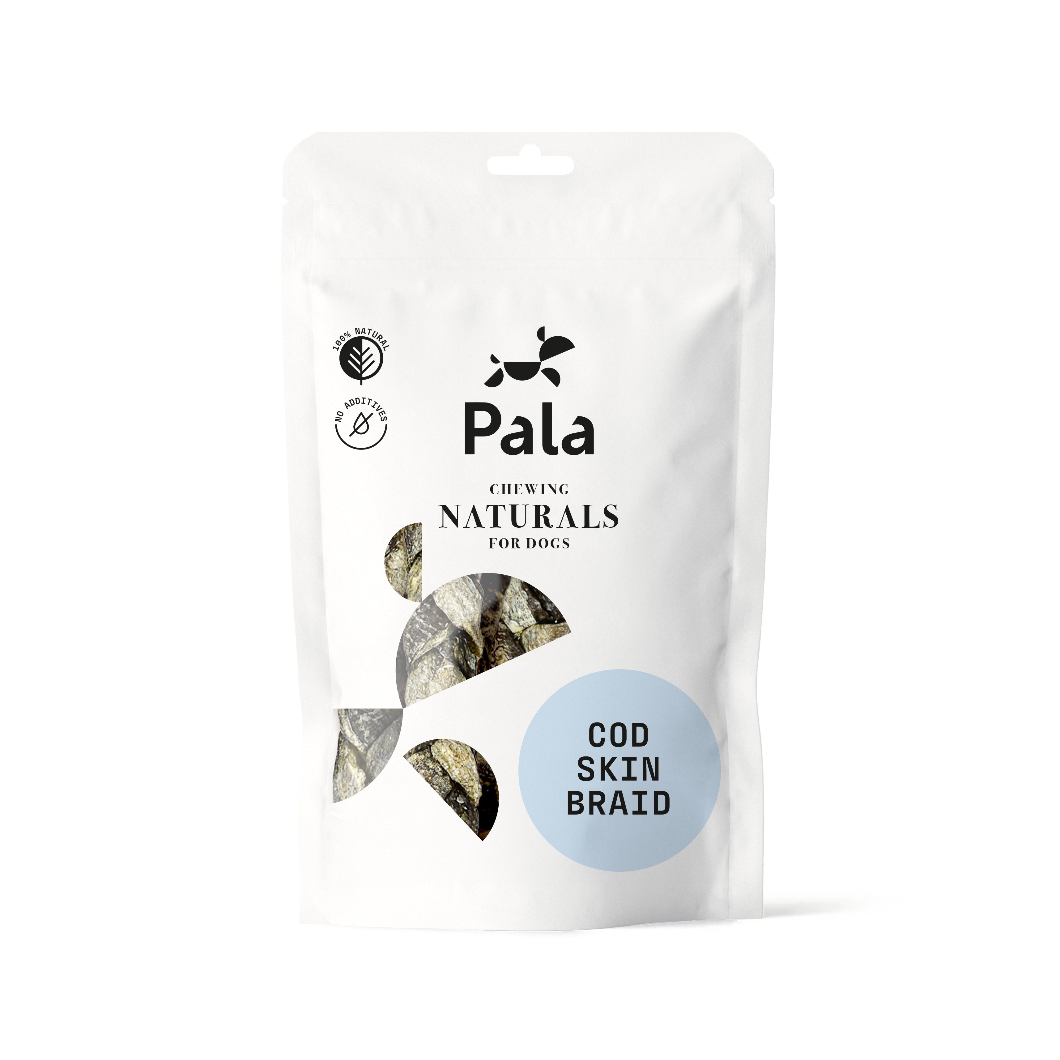pala-kabeljauhaut-zopf-hundesnack-80-g-fettarm-proteinreich image 1