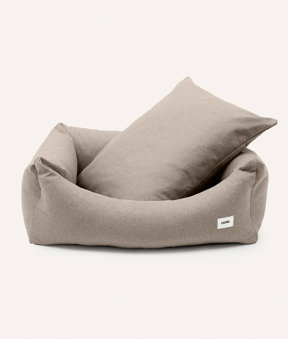 cafide-sleep-snozy-hundebett-beige-waschbar image 1