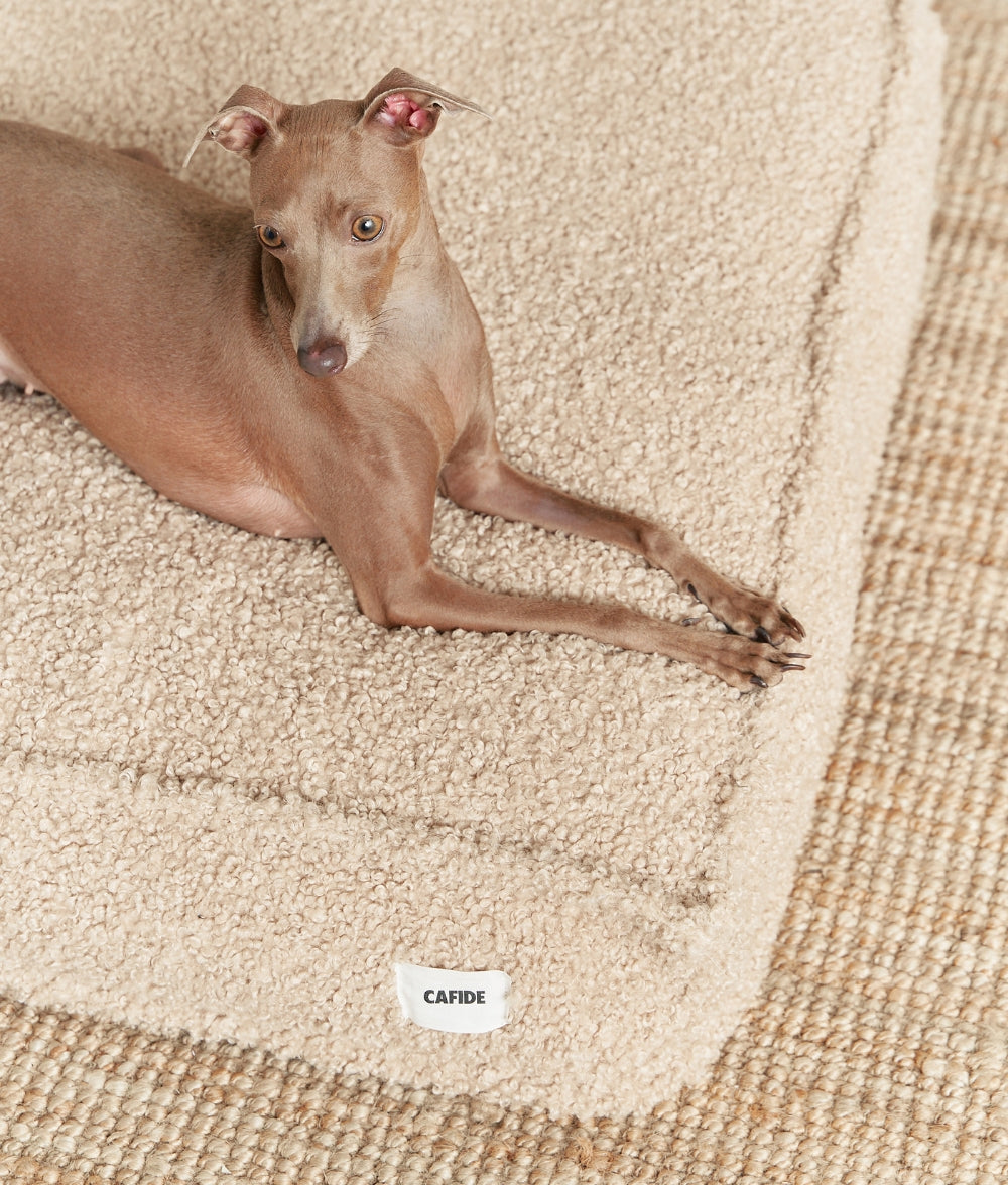cafide-sleep-cuadra-hundebett-fleece-beige-l image 2