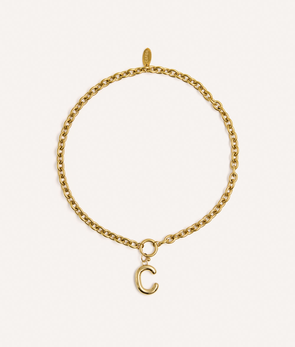 cafide-sira-hundehalsband-gold-m-buchstabe-b-deko image 1