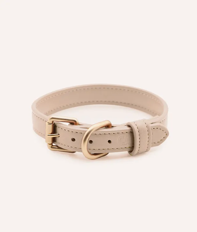 cafide-jala-hundehalsband-beige-veganes-leder-s image 1