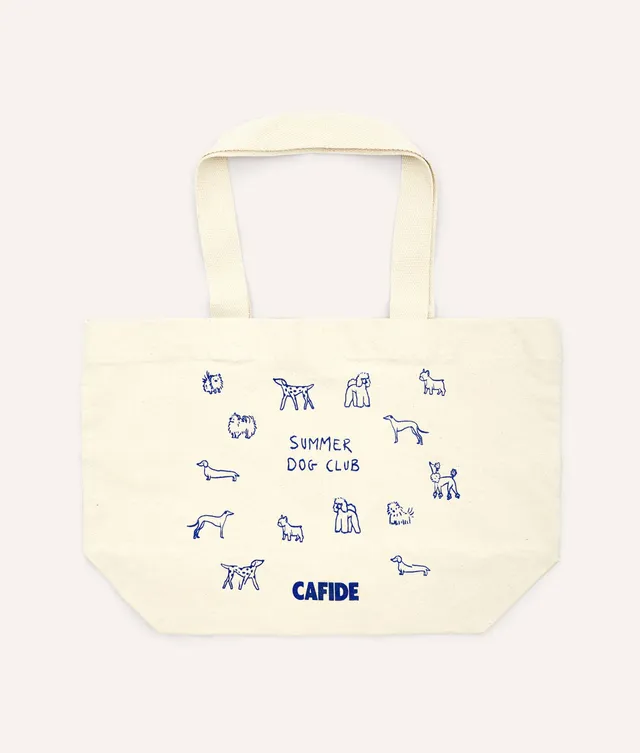 cafide-pola-hundetasche-blau-baumwolle-summer-dog-club-gro image 1