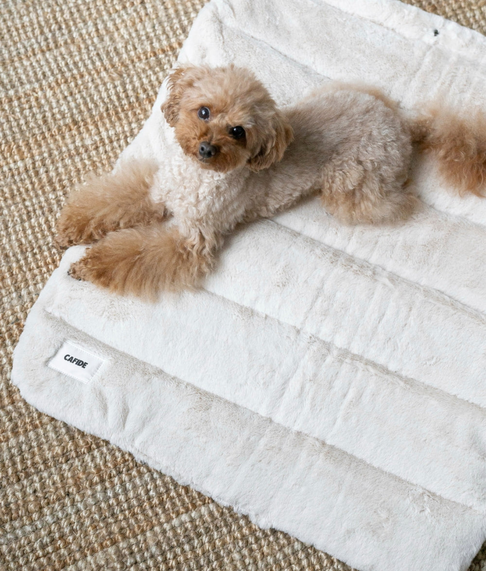 cafide-sleep-leila-hundebett-beige-fell-m-80x60-transportabel image 4