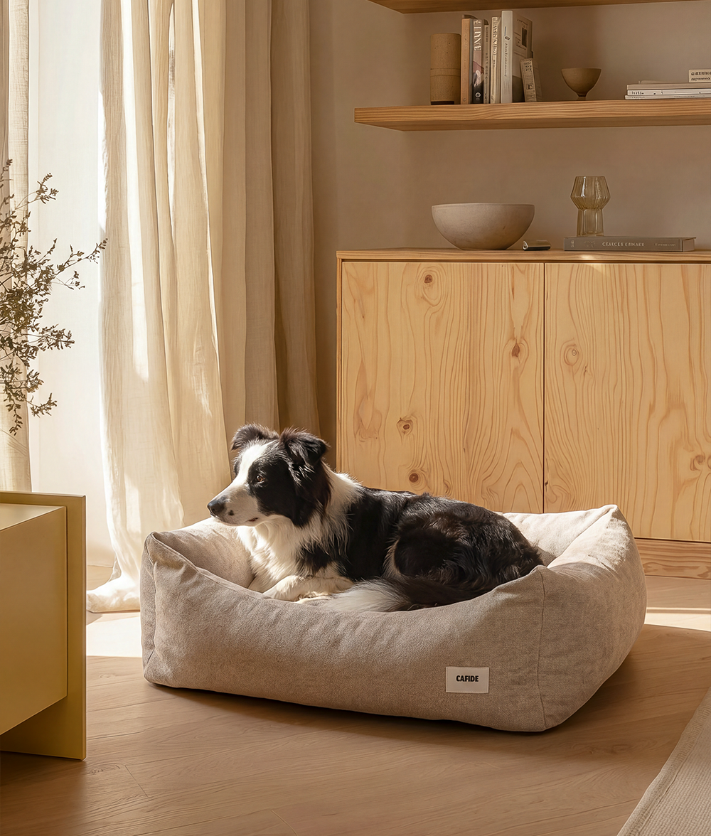 cafide-sleep-snozy-hundebett-beige-waschbar image 3