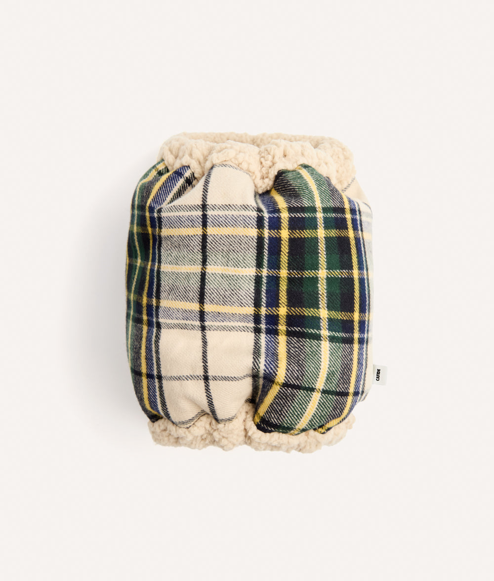 cafide-accessories-olga-snood-hund-tartan-beige-sherpa-gr-m image 1