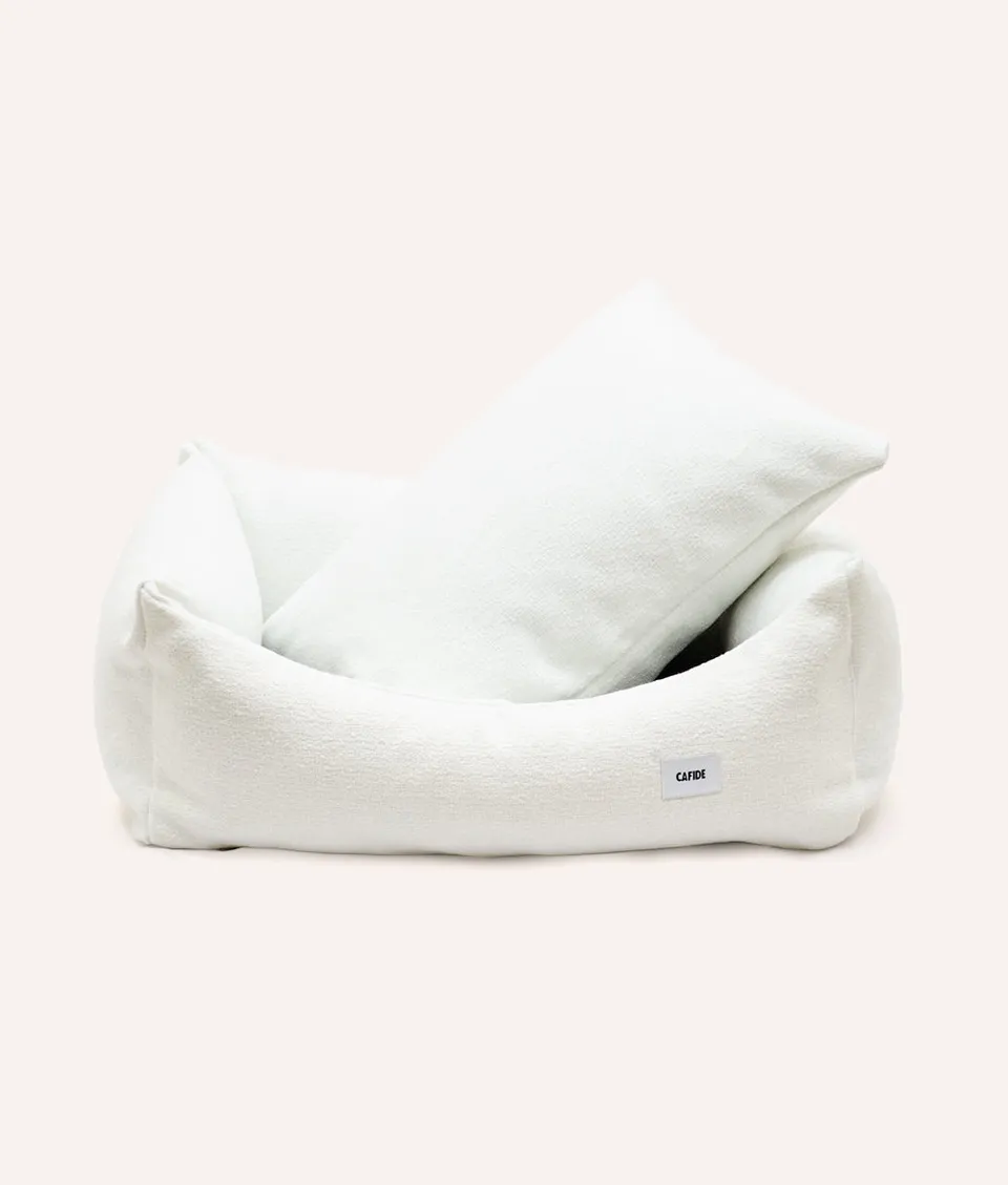 cafide-pets-sleep-snozy-hundebett-bone-white-chenille image 1
