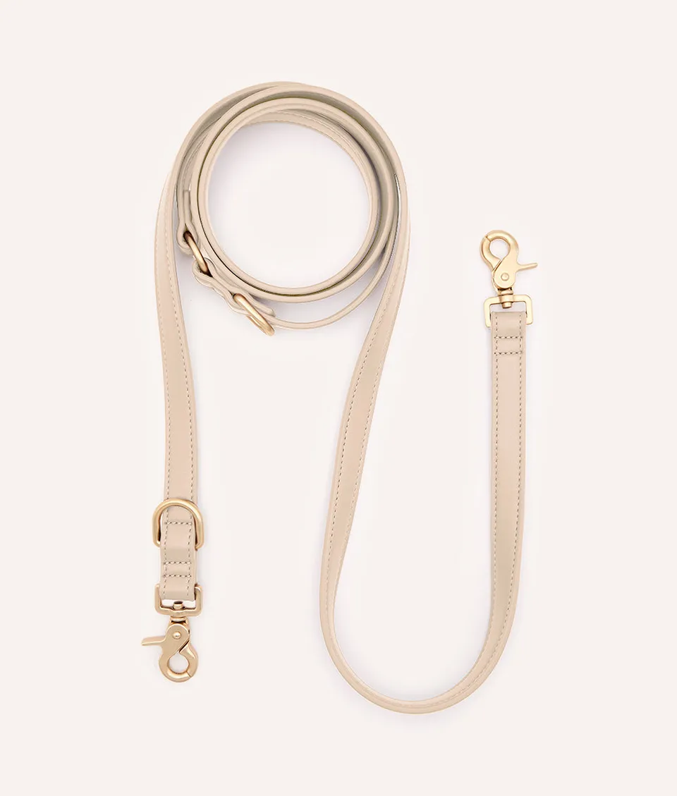 cafide-jala-hundeleine-beige-veganes-leder-multiposi image 1
