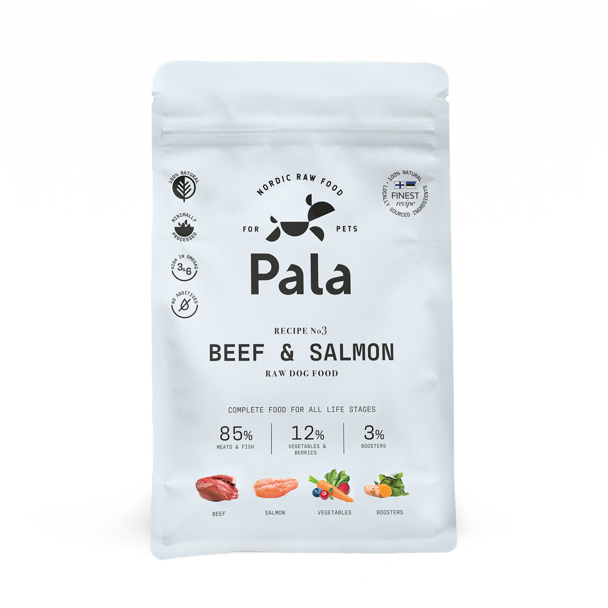 pala-recipe-3-rind-lachs-trockenfutter-1-kg-f-r-aktive-hunde image 1