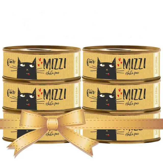 bubeck-huhn-pur-katzennassfutter-getreidefrei-6er-bundle image 1