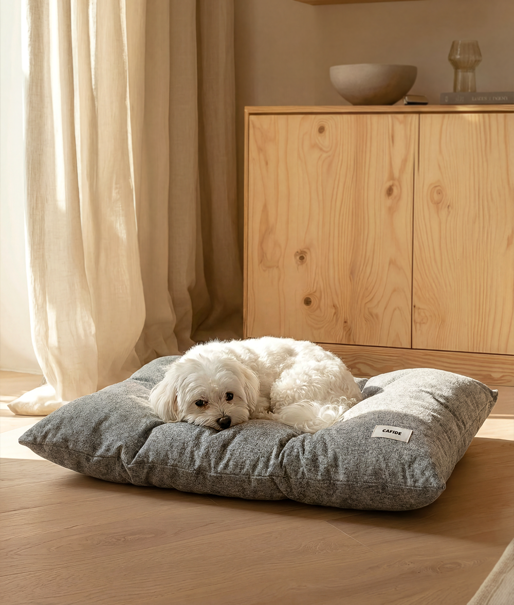 cafide-bela-hundekissen-grau-weich-waschbar image 2