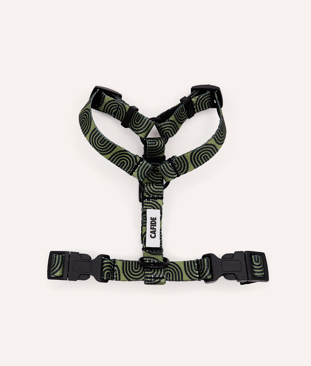 cafide-walk-juno-hundegeschirr-gr-n-japan-design image 1