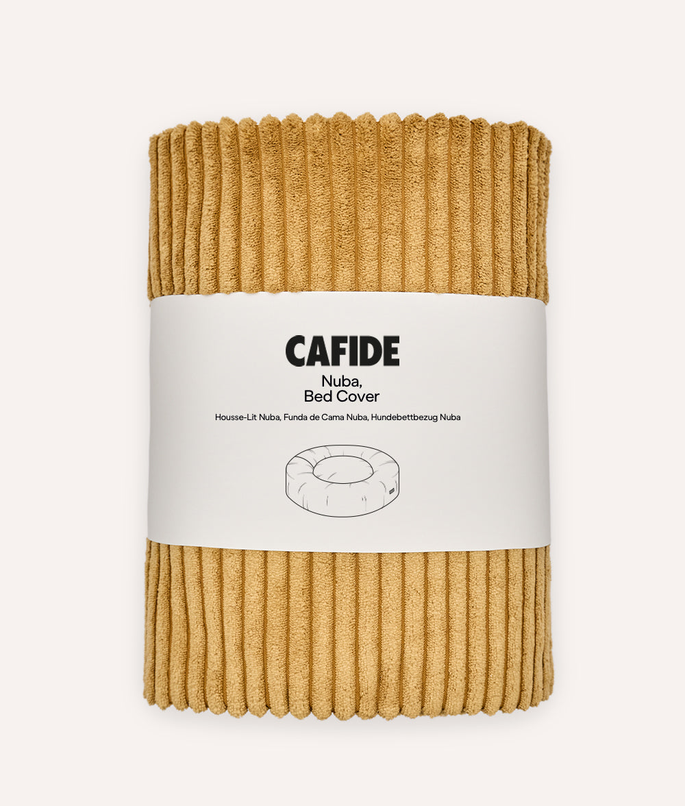 cafide-pets-sleep-nuba-hundebettbezug-cord-senf image 1