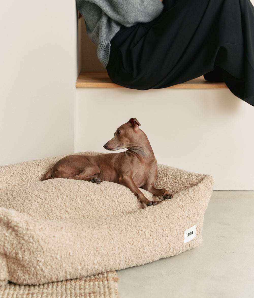 cafide-pets-sleep-snozy-hundebett-beige-m-waschbar image 4