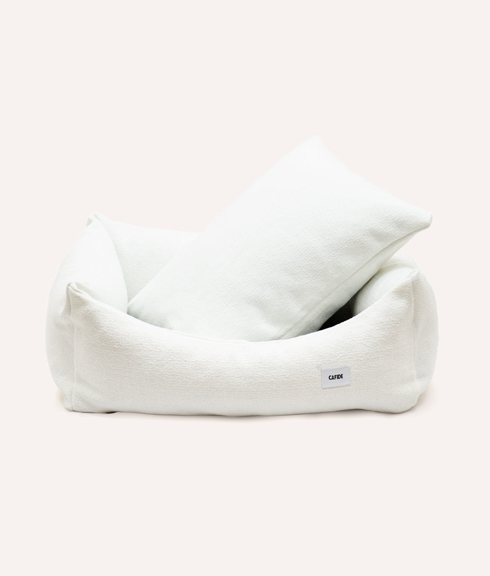cafide-pets-sleep-snozy-hundebett-bone-white-chenille image 1