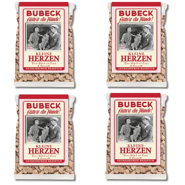 bubeck-hundekuchen-herzen-hundekekse-840g-lamm-getreidefrei image 1