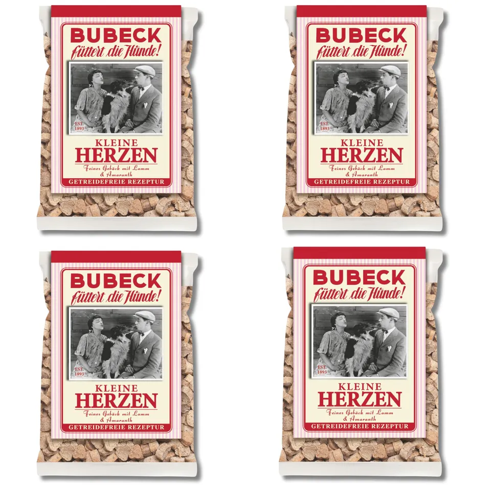 bubeck-hundekuchen-herzen-hundekekse-840g-lamm-getreidefrei image 1