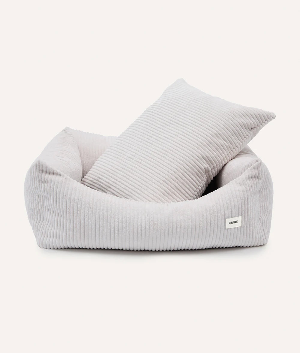 cafide-snozy-hundebett-cord-knochenwei-gr-e-s-waschbar image 1