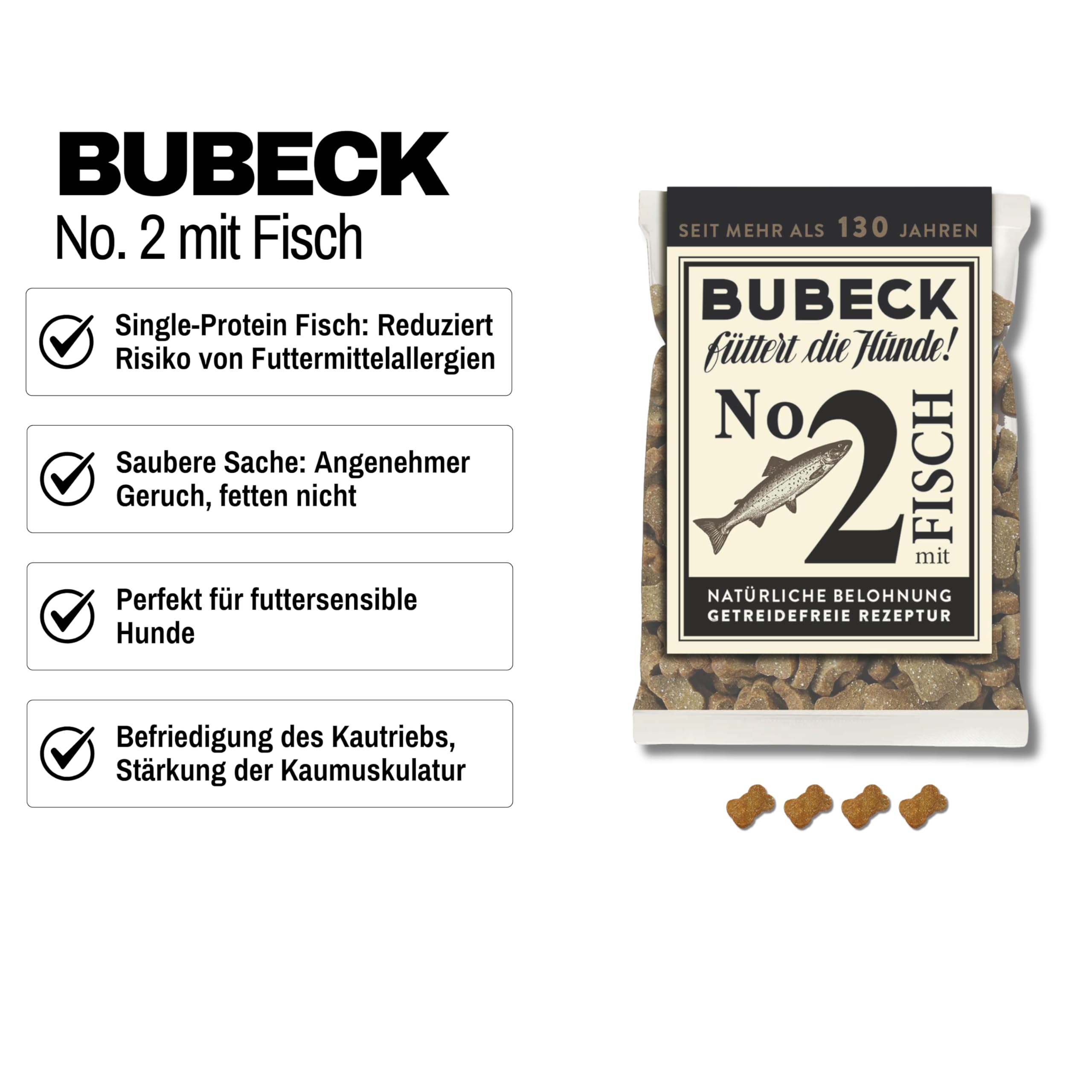 bubeck-hundekuchen-probierpaket-getreidefrei-fisch-pferd-lamm-4tlg image 2