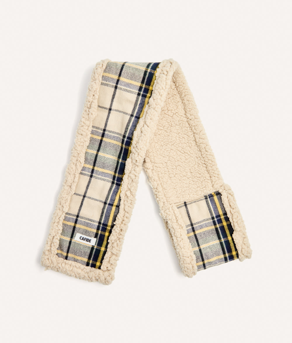 cafide-pets-accessories-mica-hundeschal-tartan-beige image 4