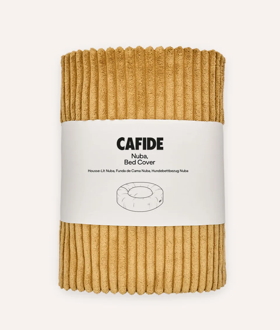 cafide-pets-sleep-nuba-hundebettbezug-cord-senf image 1