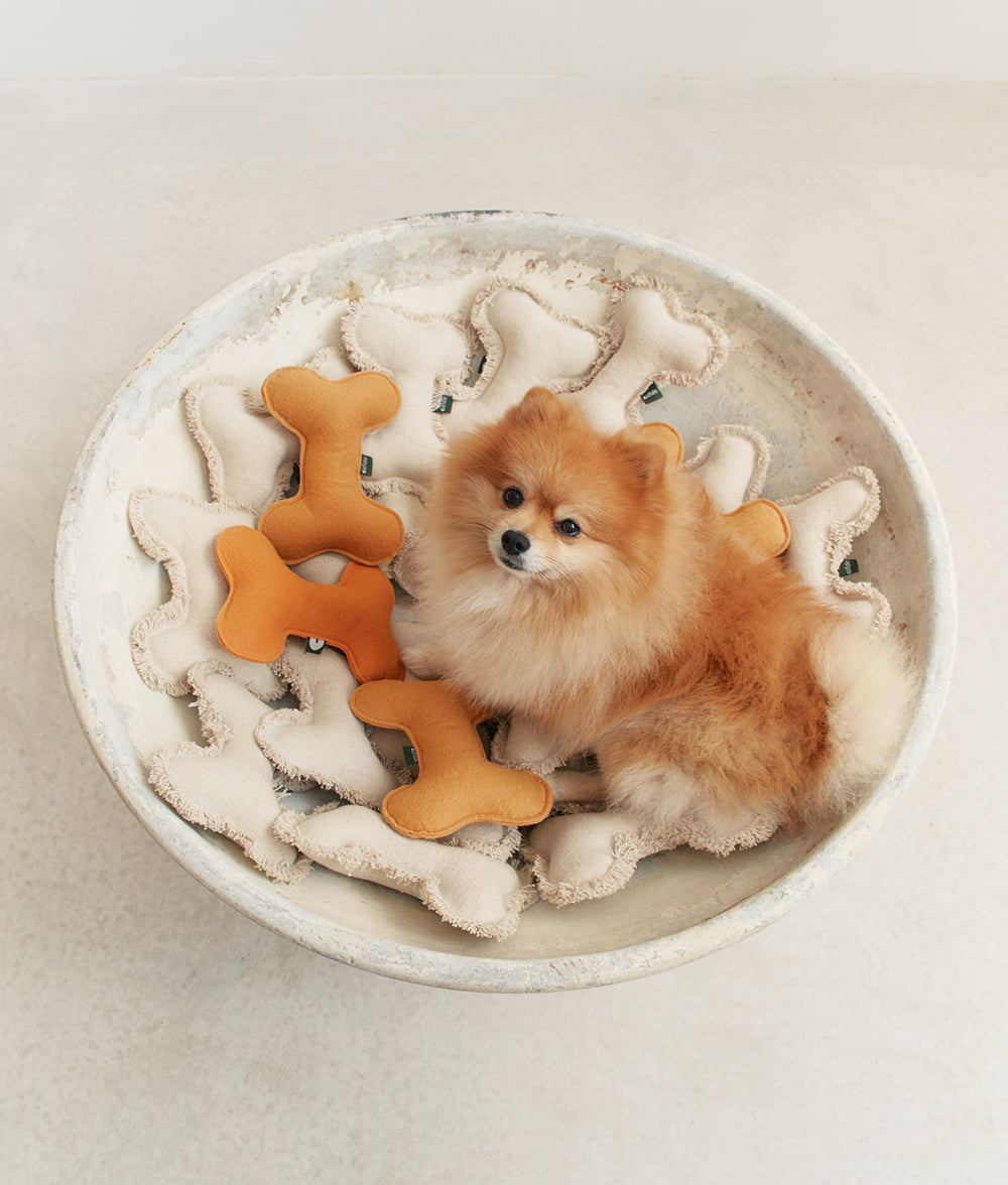cafide-fleky-white-bone-hundespielzeug-wei-knochen-bio-baumwolle image 3